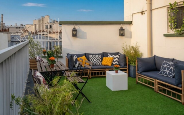 L'Appartement des Champs-Elysées et sa terrasse **