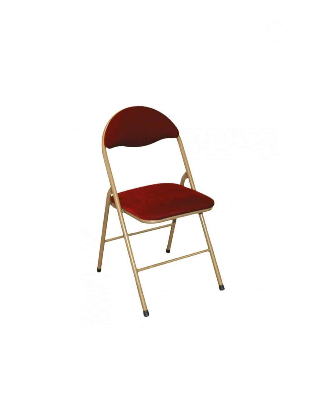 chaise-velours-bordeaux